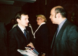 С депутатом Александром Чуевым, Государственная Дума РФ, 2004 год